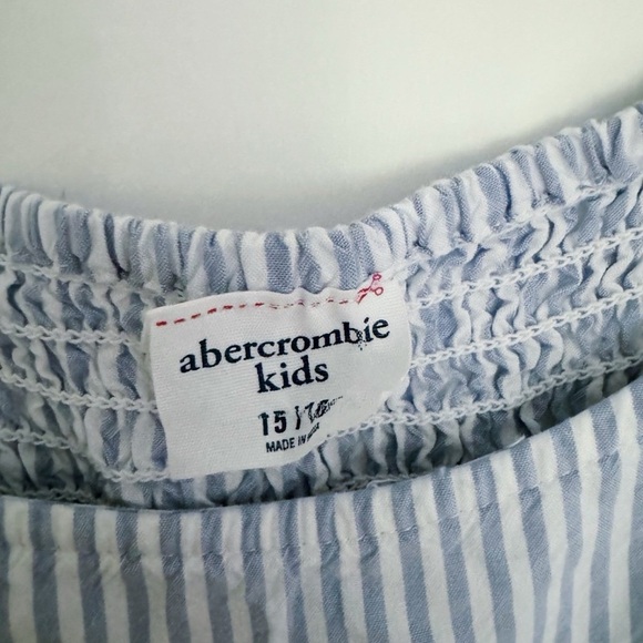 Abercrombie Kids girls stripe summer sun dress swim cover size 15 16 - Picture 3 of 3